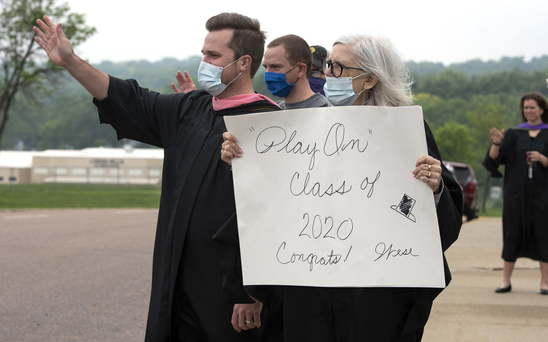 COVID-19 drive through diplomas